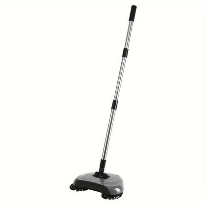 1 set of a versatile hand push sweeper that functions as a vacuum cleaner and sweeping and mopping machine. Perfect for removing garbage, pet hair, and dust, it can be used for both dry and wet cleaning on hardwood and ceramic tiles. This multifunctional