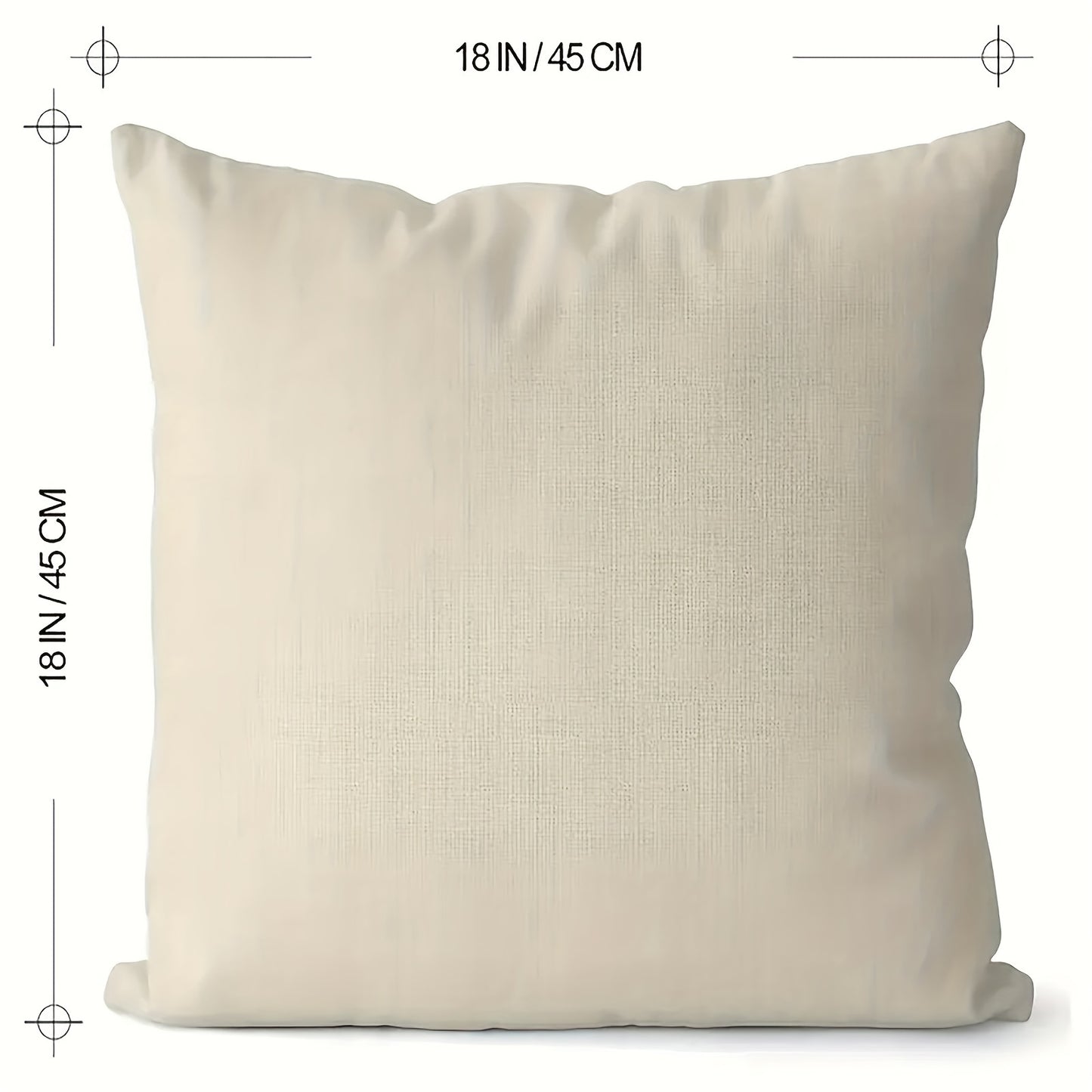 45.72x45.72 cm Chic Emotional Wheel Plush Throw Pillow Cover, Zippered, Machine Washable, Ideal for Sofa & Bedroom Décor