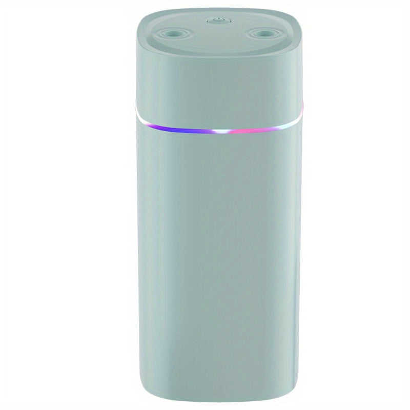 600ml USB Ultrasonic Air Humidifier for Home or Office, Dual Mist, Quiet Operation, Aromatherapy Compatible