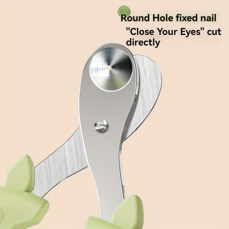 Professional cat nail clippers for all sizes and breeds, with safety guard and anti-bleeding round hole feature.