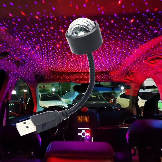 11.0 cm Mini USB Ambient Light for Car with Colorful Bendable Atmosphere