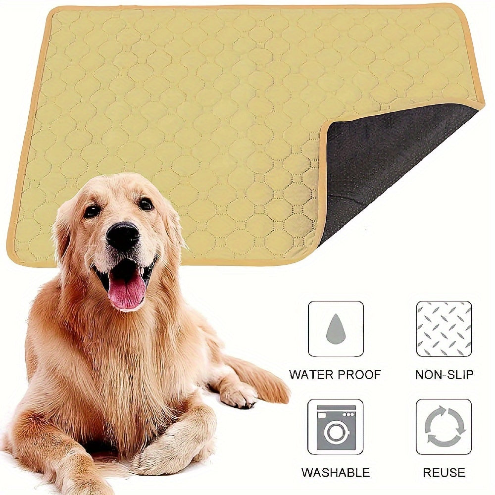 Reusable pet urine pads can be washed and used for training dogs or as water-absorbing four-layer waterproof diapers for cats.