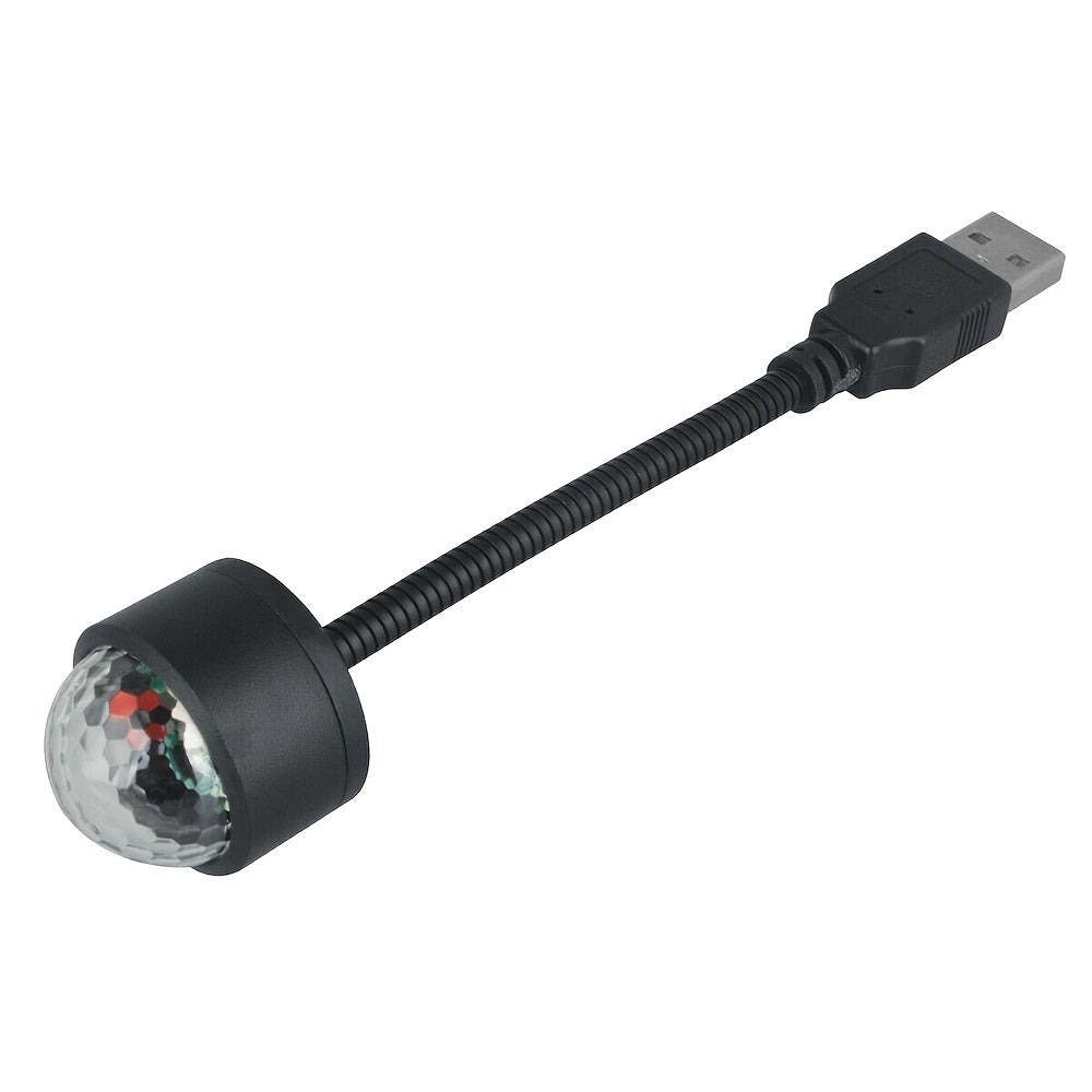 11.0 cm Mini USB Ambient Light for Car with Colorful Bendable Atmosphere