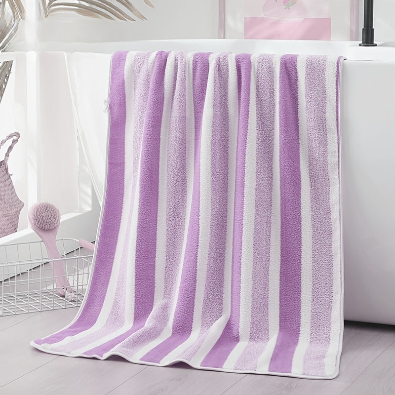 1/2 pack of 68.58 x 137.16 cm microfiber bath towel set. Ultra soft, highly absorbent, lightweight, and quick drying. Perfect for body, sport, yoga, spa, and fitness.