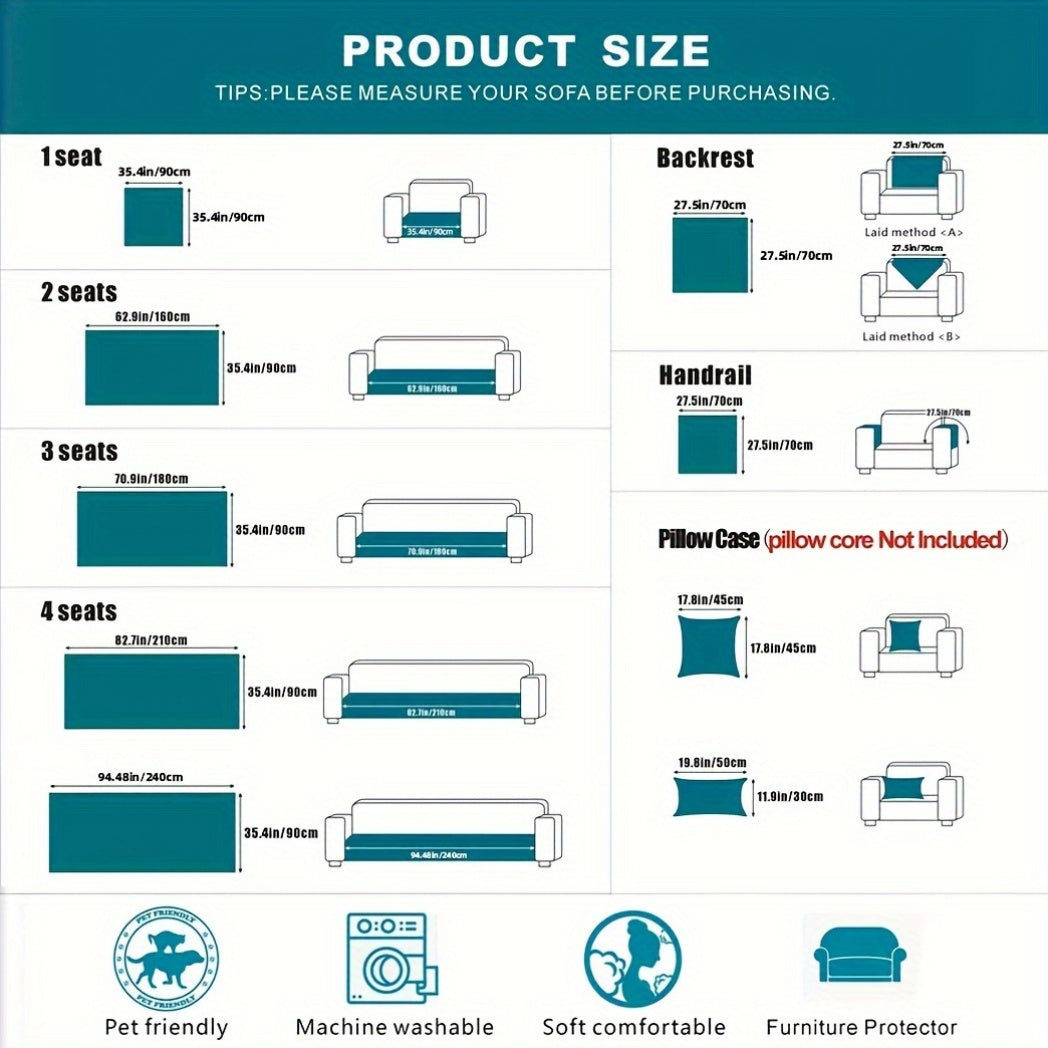 Прочный, стильный чехол для дивана, дружелюбный к питомцам, с антискользящей технологией для всех сезонов