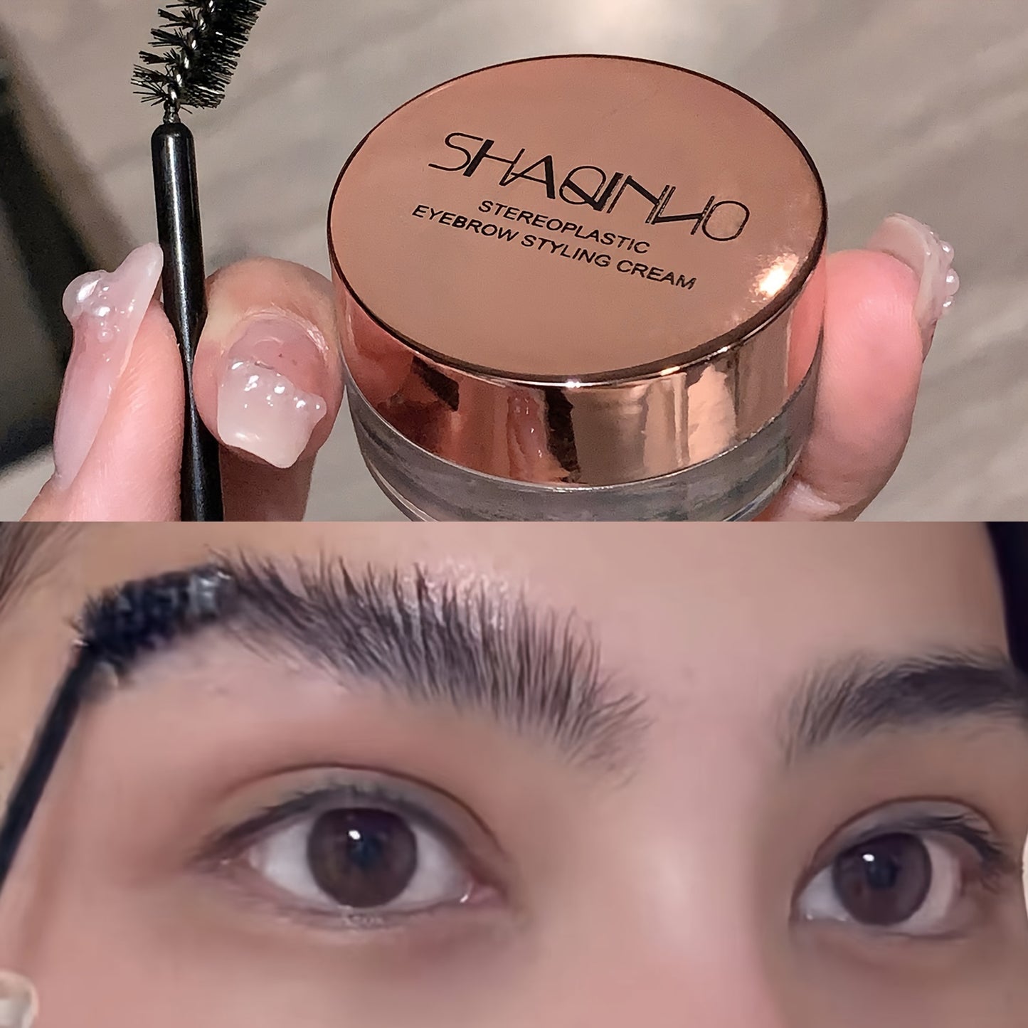 Wild Eyebrow Styling Gel for long-lasting, waterproof and sweat-proof 3D eyebrow shaping.