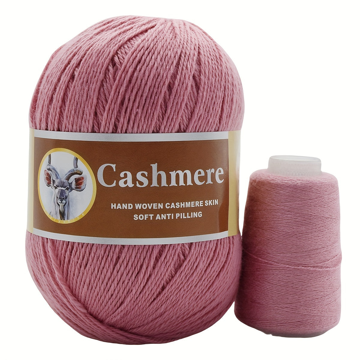 5 hand-woven cashmere blend yarns, 70% pure cashmere, 320m/350yd each in large (50g) & small (20g) skeins. Soft, anti-pilling for crochet & knitting. Ideal for scarves, sweaters, shawls in