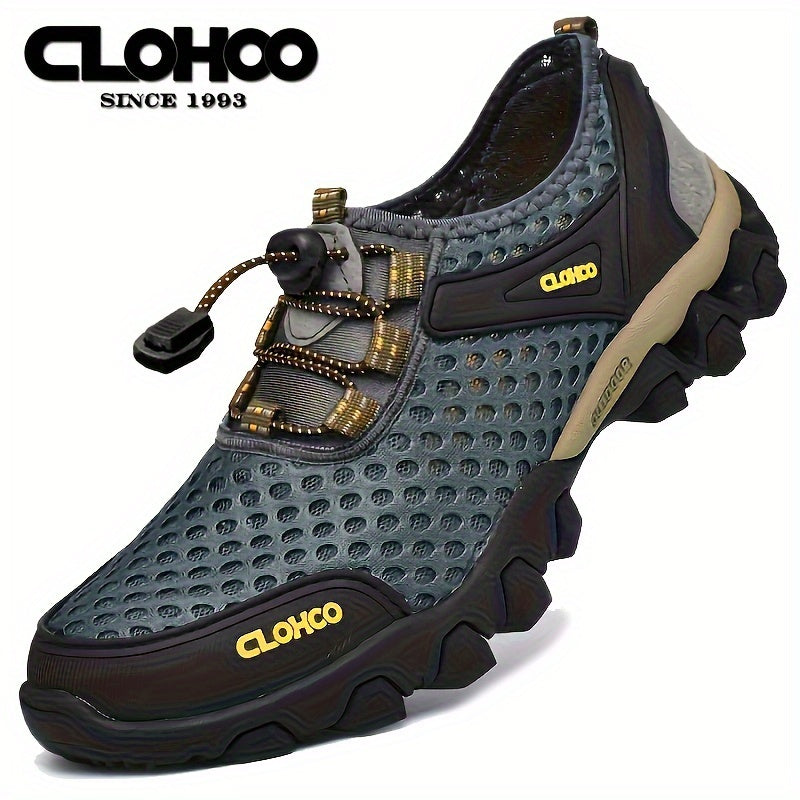 CLOHOO Men's Breathable Casual Sneakers - Comfortable, Durable Shoes for Outdoor & Casual Wear, CLOHOO