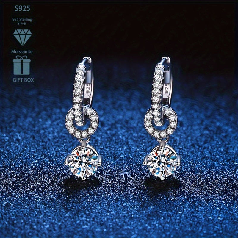 These beautiful Tancise Earrings are crafted from 925 Sterling Silver and feature stunning Moissanite Drops in 5 vibrant colors. Perfect for both everyday wear and special occasions, these earrings make a thoughtful gift for those born in December.