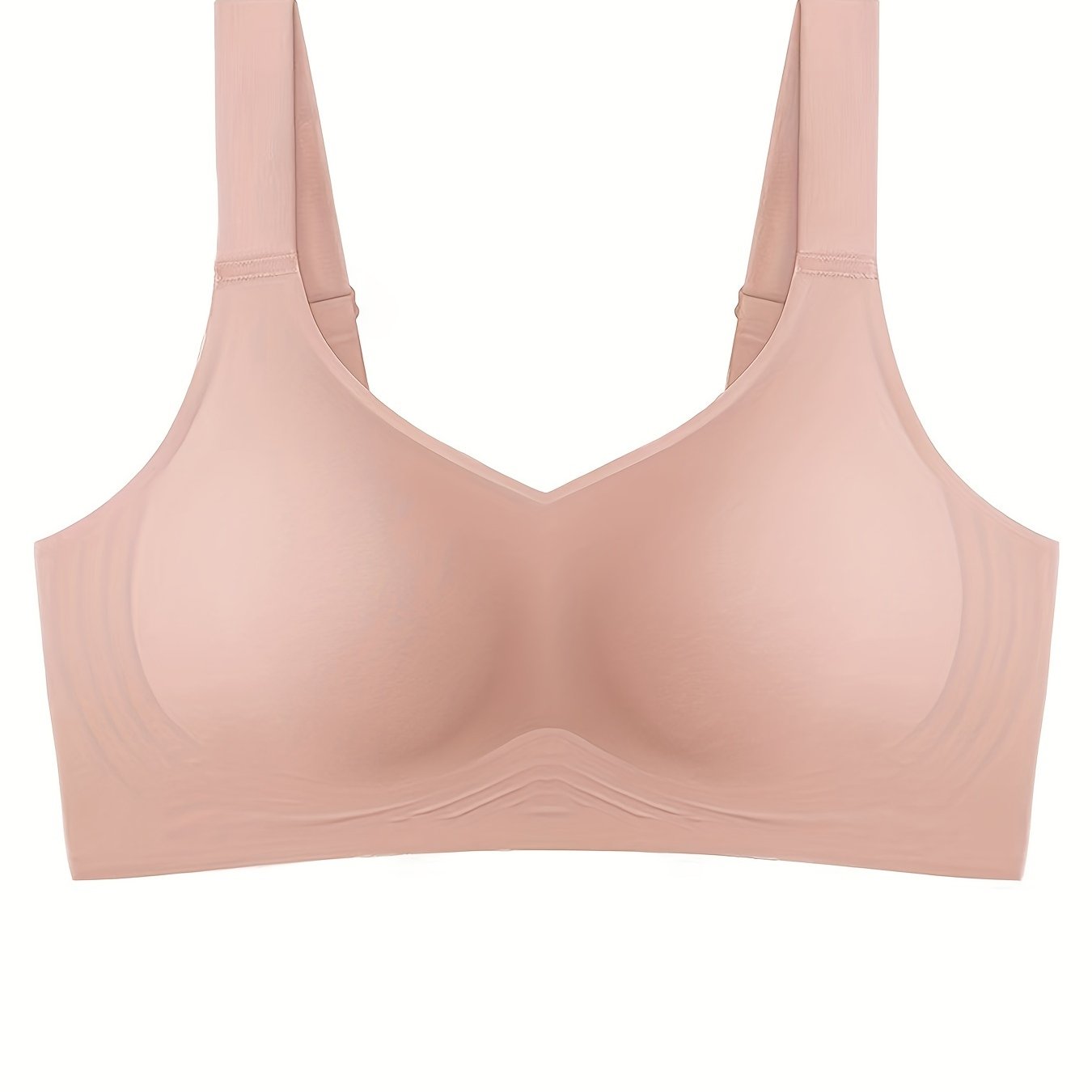 Women's seamless sleep push-up bra