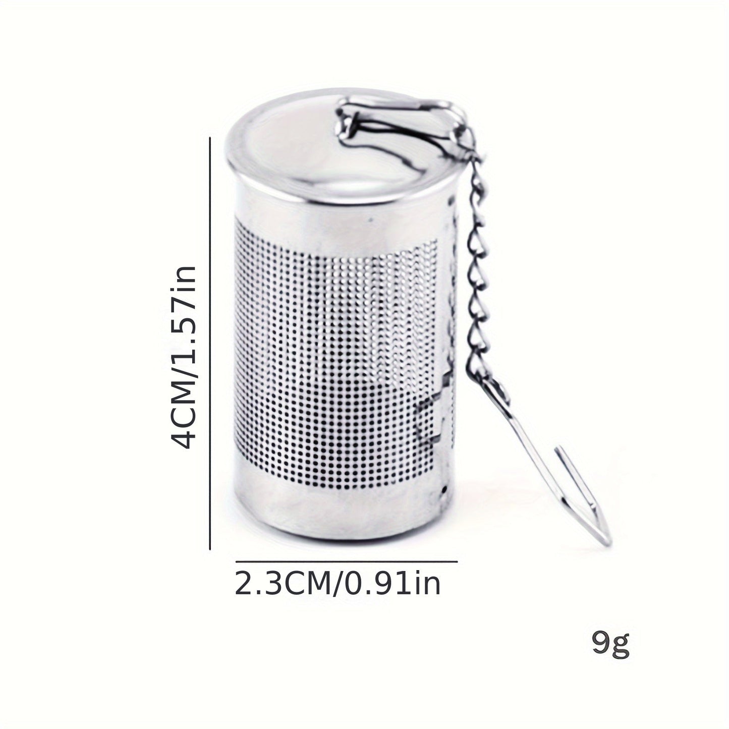 Stainless Steel Tea Infuser Strainer with Hook, Fine Mesh Tea Steeper for Loose Leaf Tea - Durable and Leak-Proof Filter for Tea Brewing