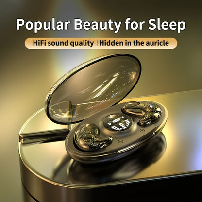 Senbowe Wireless Sleep Headphones - Ultra-Thin Design with Dual Noise Reduction MICs, Low Latency, Wireless 5.0, On-Ear Sports Earbuds for iOS & Android, Gaming - Ideal for Peaceful Sleep.