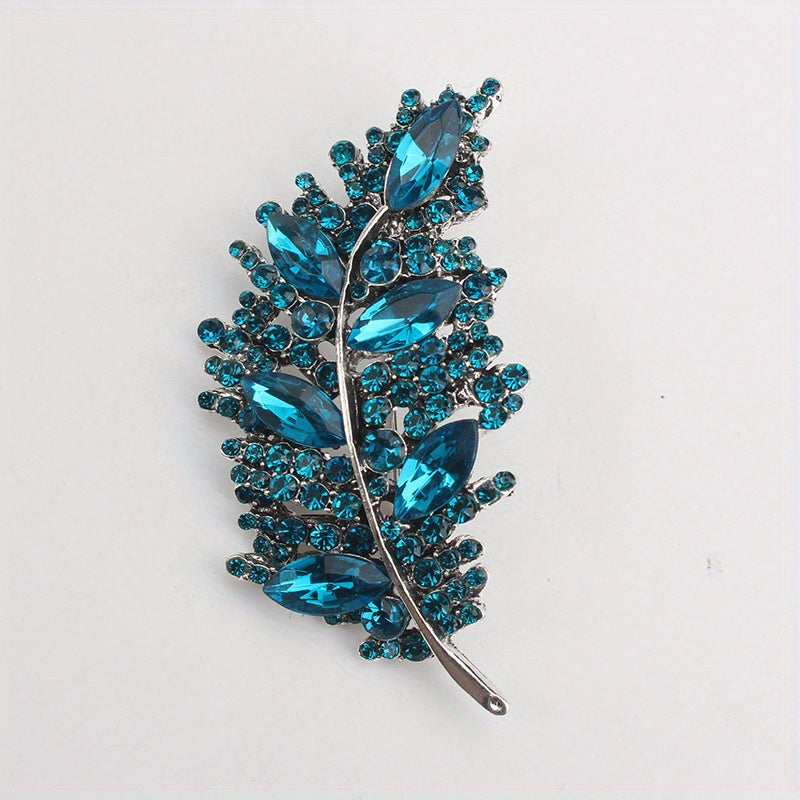 Stylish Minimalistic Artistic Individual Feather Brooch