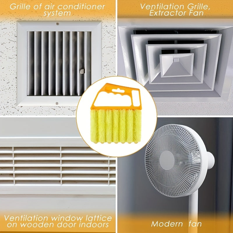 1 piece of washable window cleaning brushes with microfibers designed for easy dust collection and cleaning of blinds.