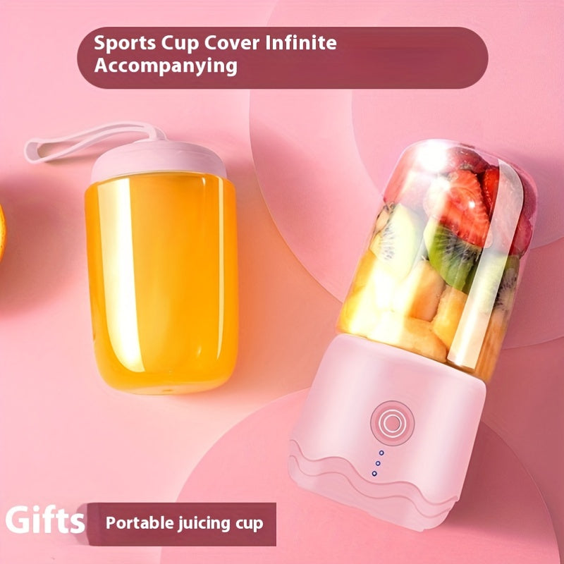 Small, cordless portable juicer - Charges via USB, with automatic blending function for convenient smoothies & shakes on-the-go - Ideal Holiday present.