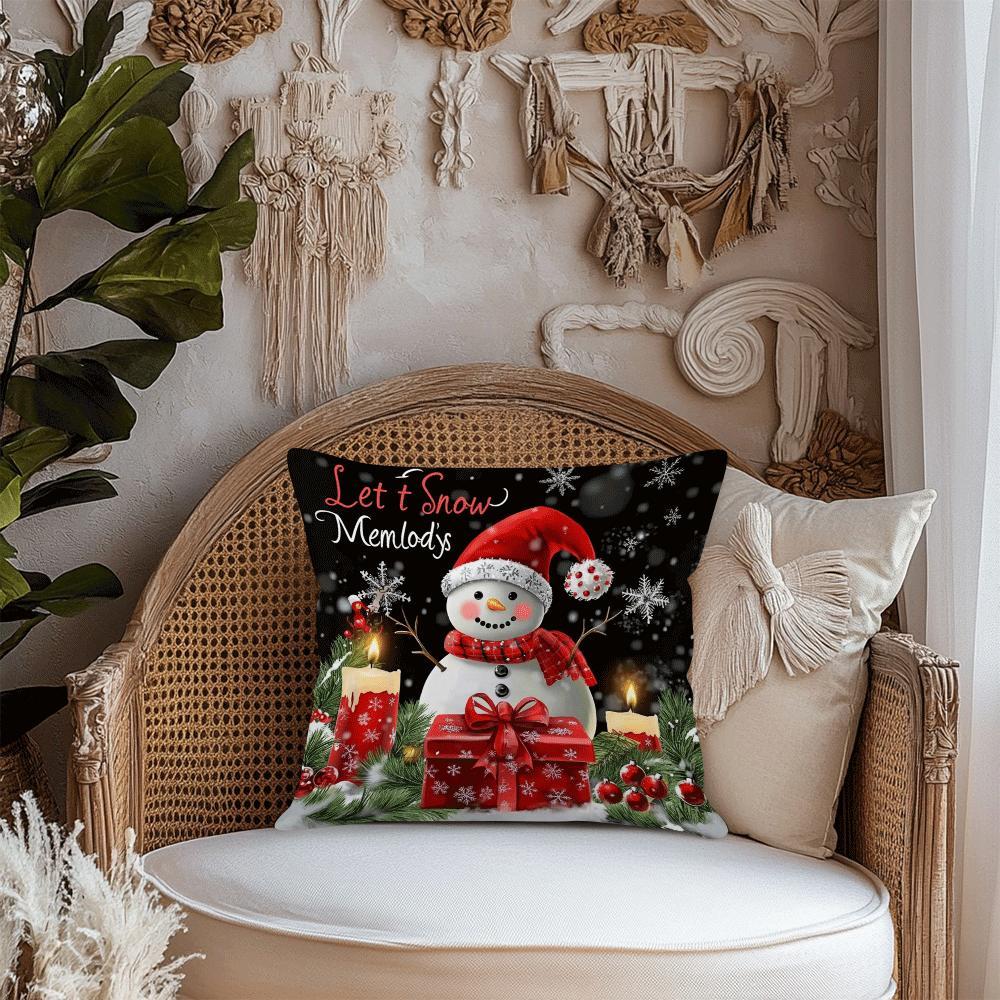 Get into the holiday spirit with our Christmas Throw Pillow Covers. Available in a rich variety of designs, these covers add warmth and elegance to any living room, sofa, office chair, or waist cushion. Perfect for home decor, room decor, and measuring