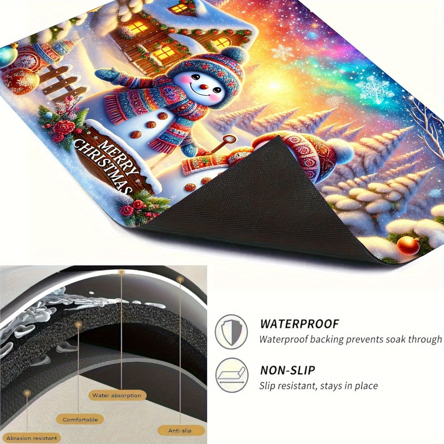 Protect your stove top with our Festive Christmas Snowman Stove Top Protector! This anti-slip, waterproof cover prevents scratches on electric glass stoves, cooktops, washers, dryers, and ironing mats. Easy to clean, heat-resistant, and no electricity