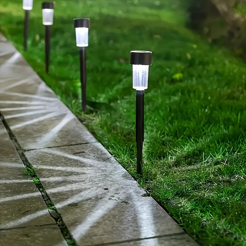 12 solar lawn lights for outdoor villa courtyard landscape decoration.