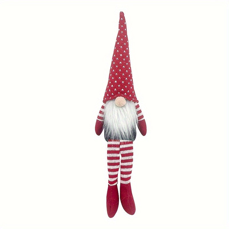 Add holiday cheer with a Christmas faceless old man decoration, measuring 36.07x8.89 cm, for your home decor.