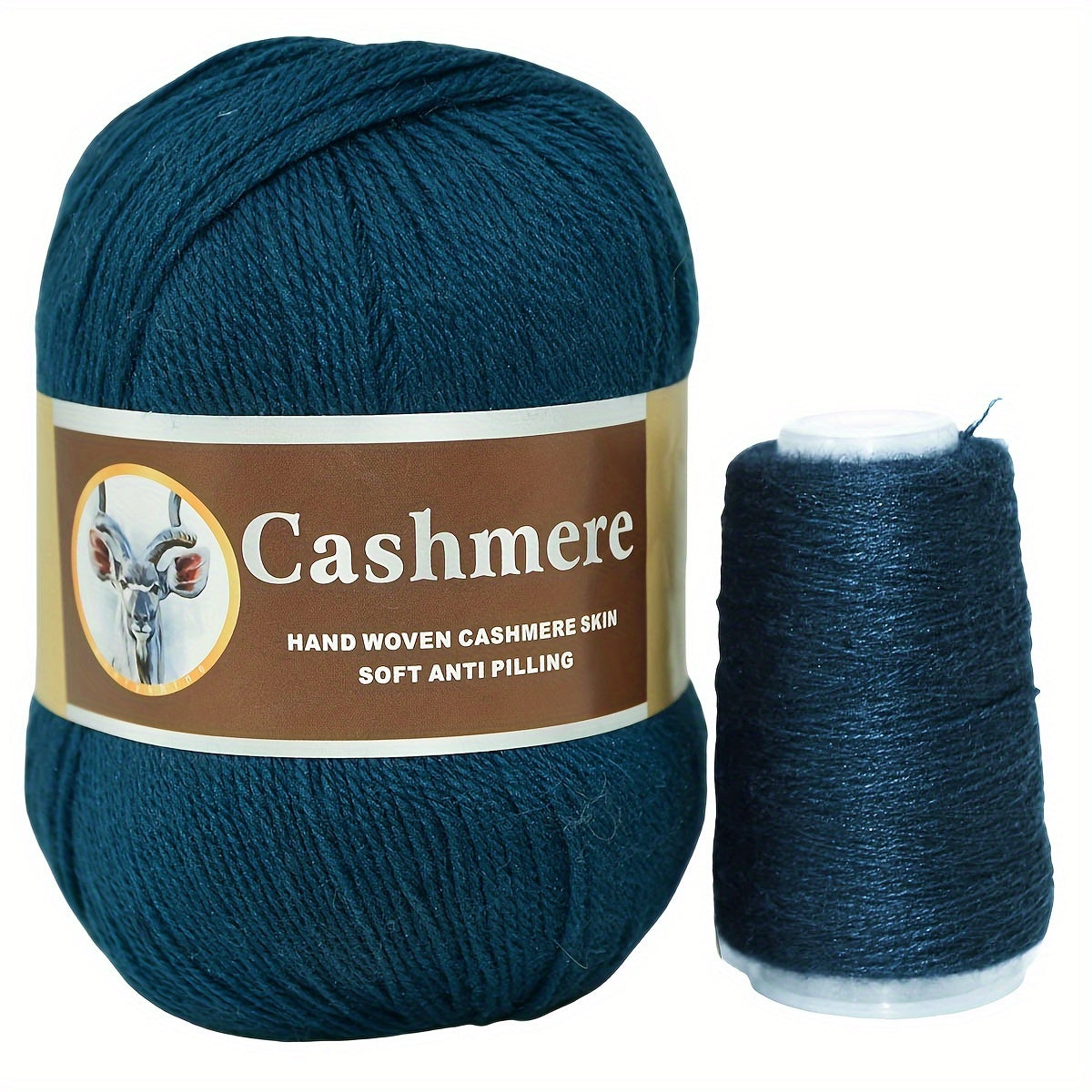 5 hand-woven cashmere blend yarns, 70% pure cashmere, 320m/350yd each in large (50g) & small (20g) skeins. Soft, anti-pilling for crochet & knitting. Ideal for scarves, sweaters, shawls in