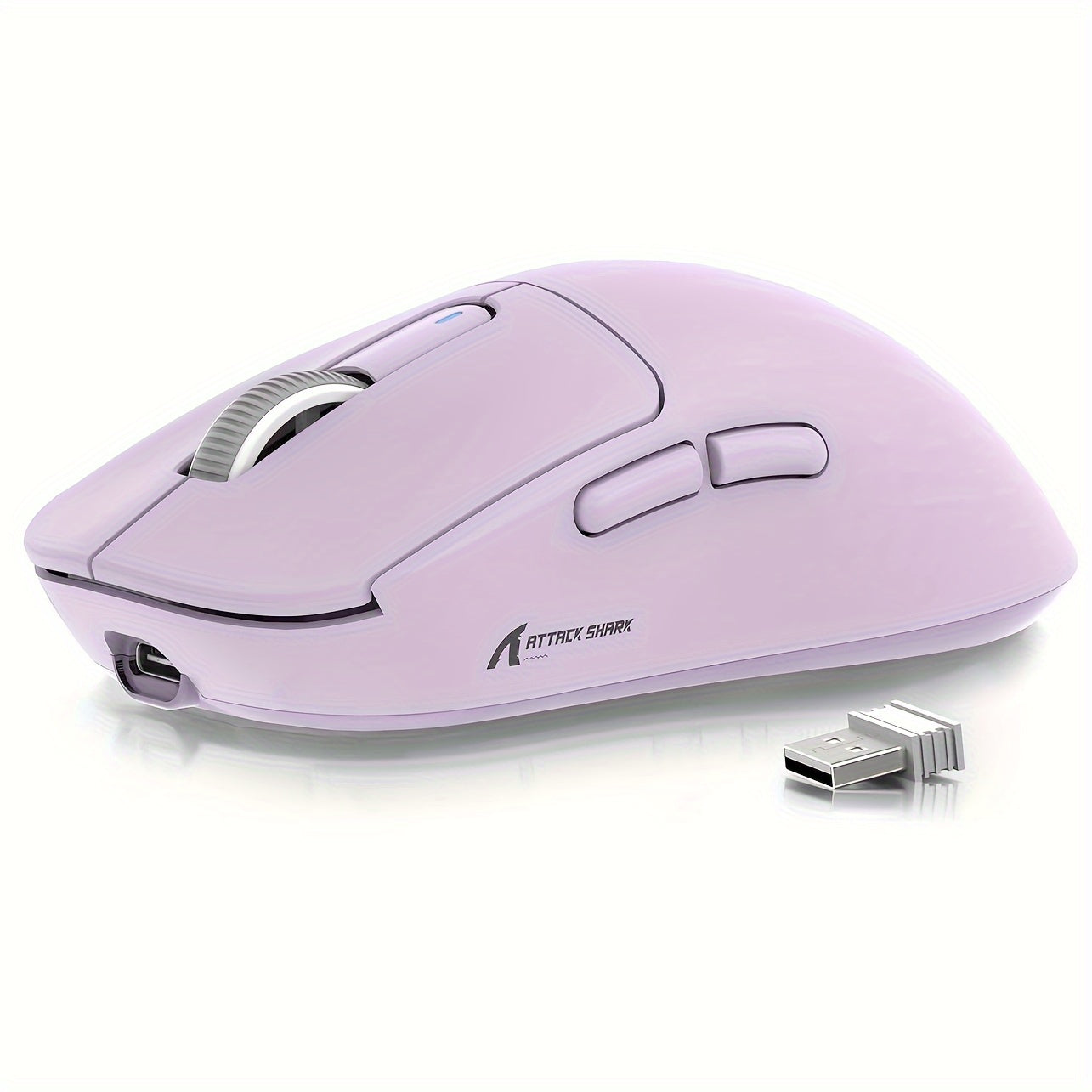 ATTACK SHARK X3 49g SUPERLIGHT Mouse with PixArt PAW3395 Gaming Sensor, BT/2.4G Wireless/Wired, up to 26000, 200 Hrs Battery, Office Mice for Win11/Xbox/PS/Mac (White)