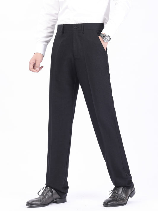 Large Men's Solid Color Business Pants