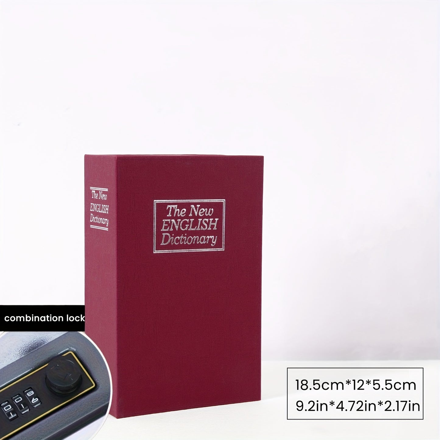 1pc Book Money Box with Password Lock, Safe storage for valuables such as cash, jewelry, passports.