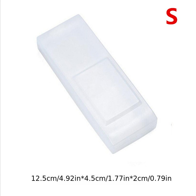 Transparent silicone remote control cover provides elastic, waterproof protection for TV and AC remotes, with a durable and flexible design.