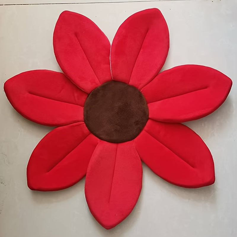 Adorable Cartoon Sunflower Baby Bath Mat - Ensure a Safe and Comfortable Bath Time for Your Little One!