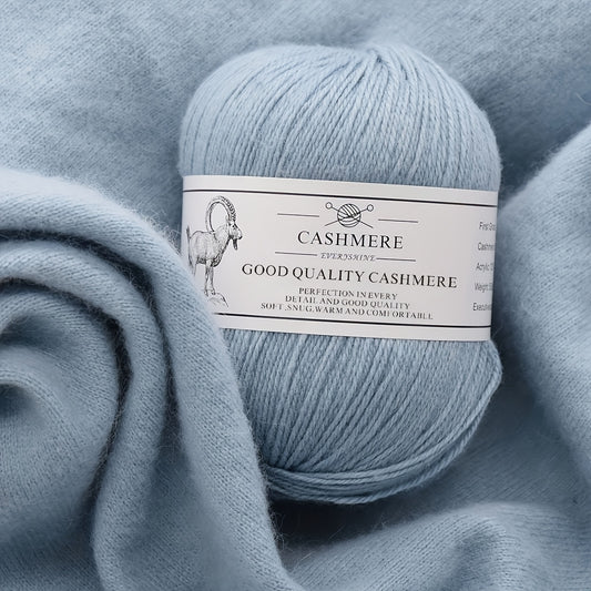 6-Pack Luxurious Cashmere Yarn for Knitting and Crocheting - Soft, Warm, Durable 80% Cashmere 20% Acrylic Blend - Perfect for Sweaters, Pants, Gloves, Hats, and DIY Crafts - 1.76oz Each