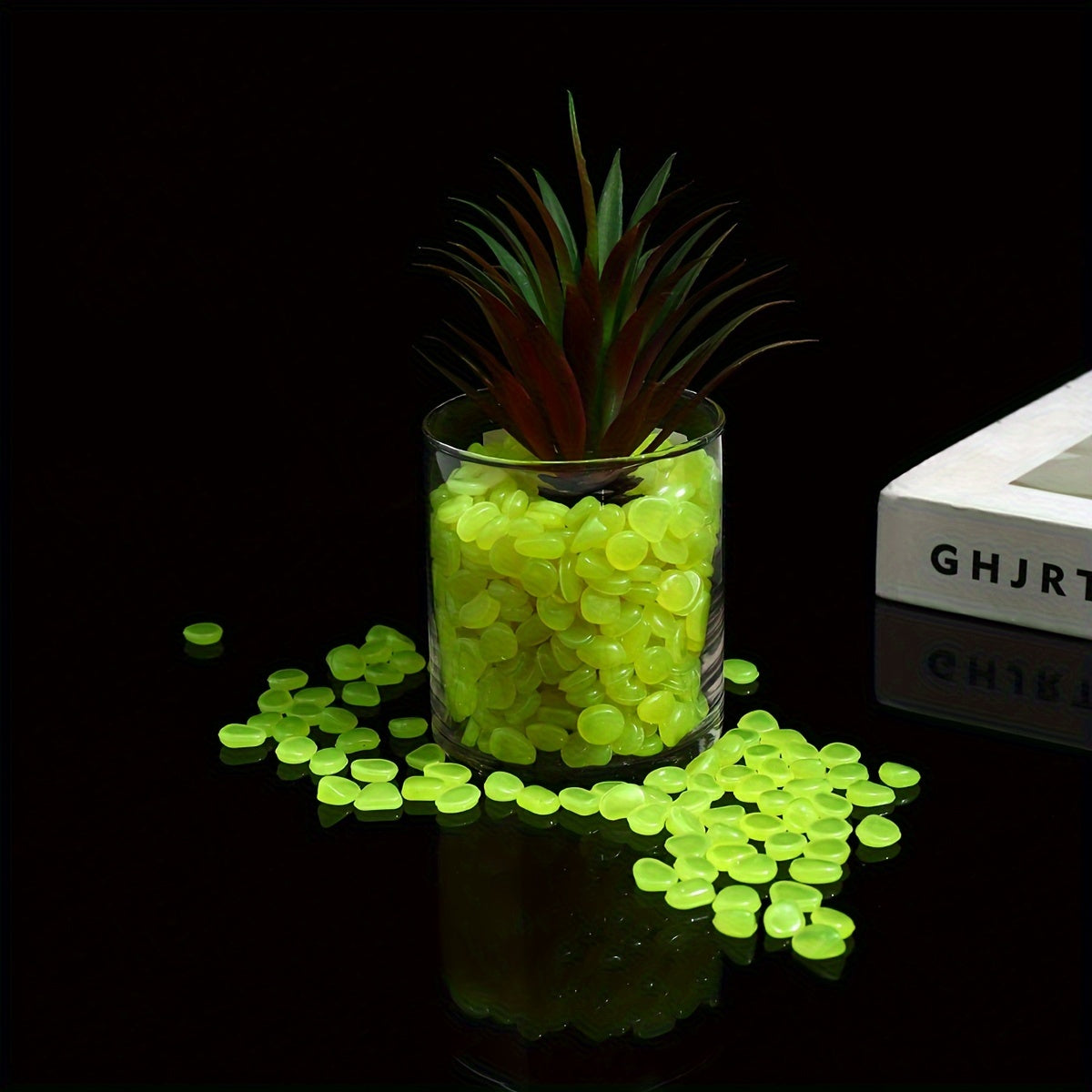 Luminous Pebbles: 10/102pcs/bag, 0.79*0.99cm - Create a Magical Garden, Landscape, Flower Pot.