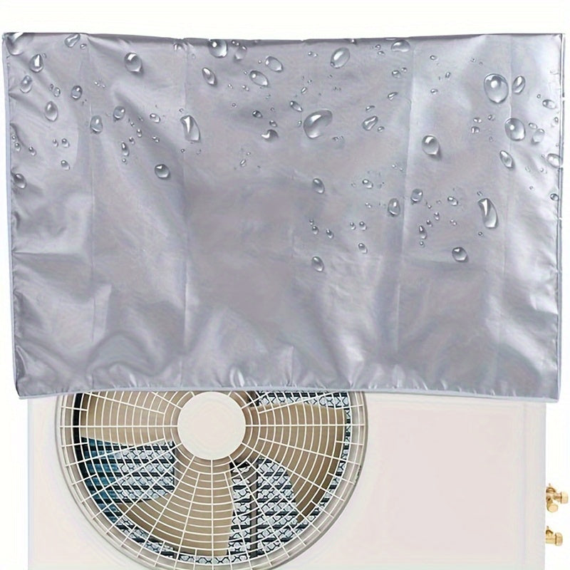 Protect your outdoor air conditioner from water damage with this waterproof cover. Keep it dust-free and protected from the sun. This cover can also be used for front load laundry dryers. It is a heating and cooling accessory that does not require power.