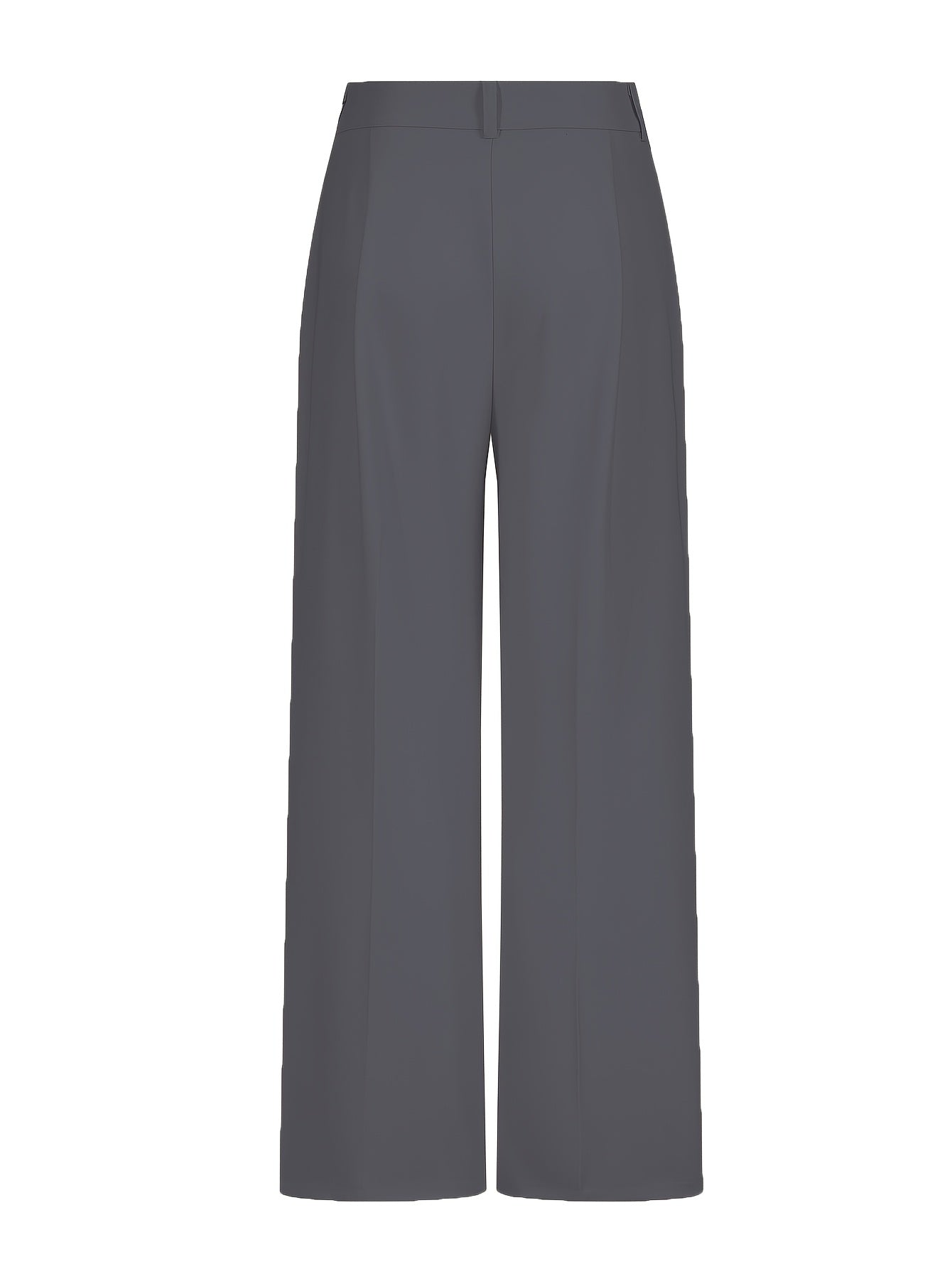 New European and American style straight-leg trousers with a minimalist design and drop feel, perfect for all seasons in a wide-leg cut.