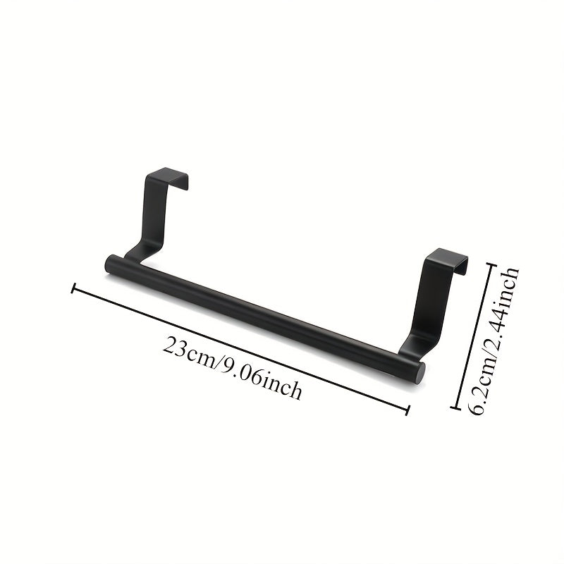 Upgrade your kitchen and bathroom with this sleek Modern Stainless Steel Towel Hook! The rust-resistant, multifunctional design is perfect for holding towels in both rooms. Easy to install without punching holes in your walls, this hook is a stylish and