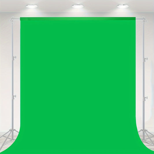 WEIJIEMING 152.4x198.12cm Green Screen Backdrop for Video, Studio, Live Streaming & Editing.