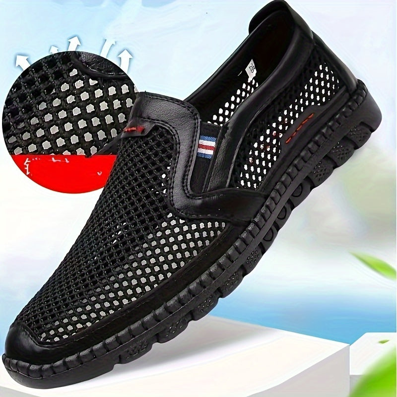 Men's Slip On Casual Shoes, Lightweight Low Top Sandals for Summer outdoor activities.