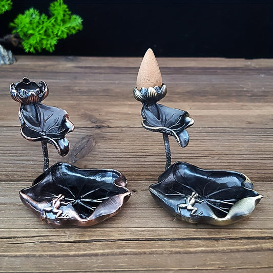 Elevate your home decor with our beautiful Lotus Backflow Incense Burner!