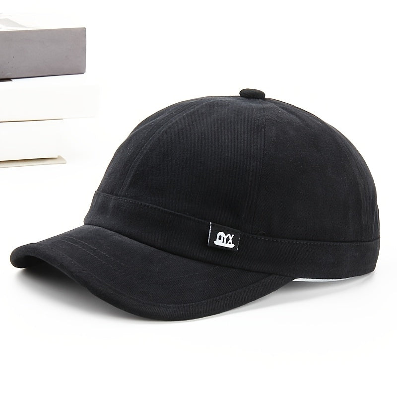 Vintage-inspired American style baseball cap made of lightweight polyester with an adjustable fit, short brim, and recommended hand wash or dry clean.