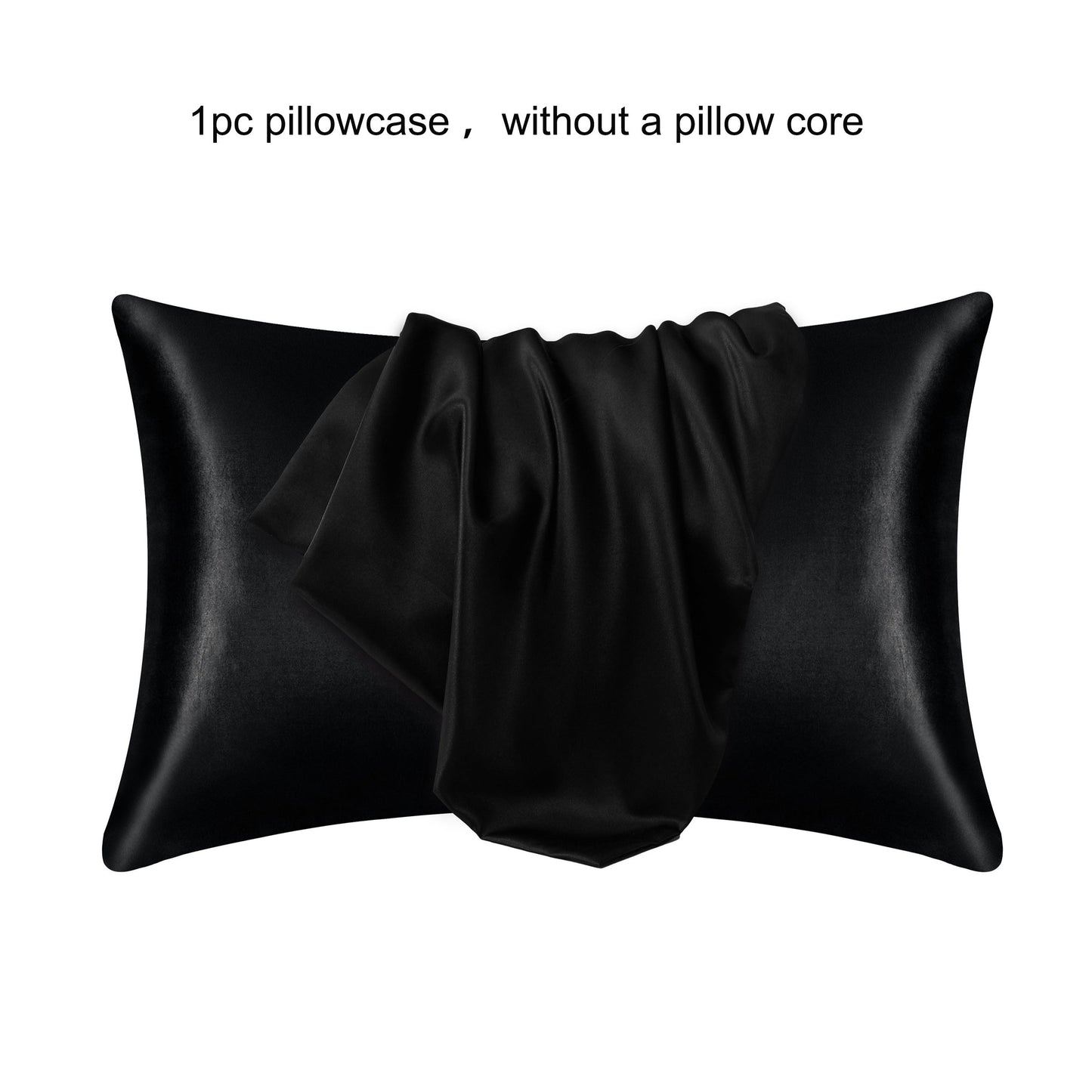 Satin Envelop Pillowcase - 1 Dona | 180-200gsm poliesterdan tayyorlangan | Mashina yuvish mumkin | Yumshoq va silliq to'qimalangan tuzilma | Faol Chop etish | Yotoqxonangizdagi qulaylik va uxlash tajribangizni oshiring | To'ldiruvchi kiritilmagan