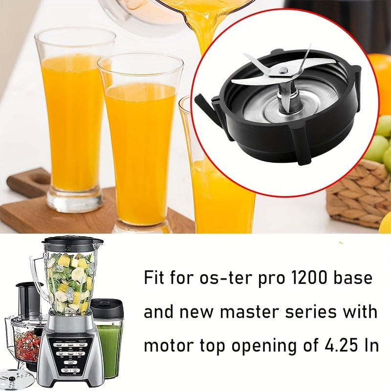 Oster Pro 1200 zanglamas po'latli blender uchun almashtirish pichog'i va qismlar to'plami - Idish asos qopqog'i va kauchuk O-ring muhrini o'z ichiga oladi - Oster Pro 1200 blender uchun oziq-ovqat xavfsizligi aksessuar yangilanishi