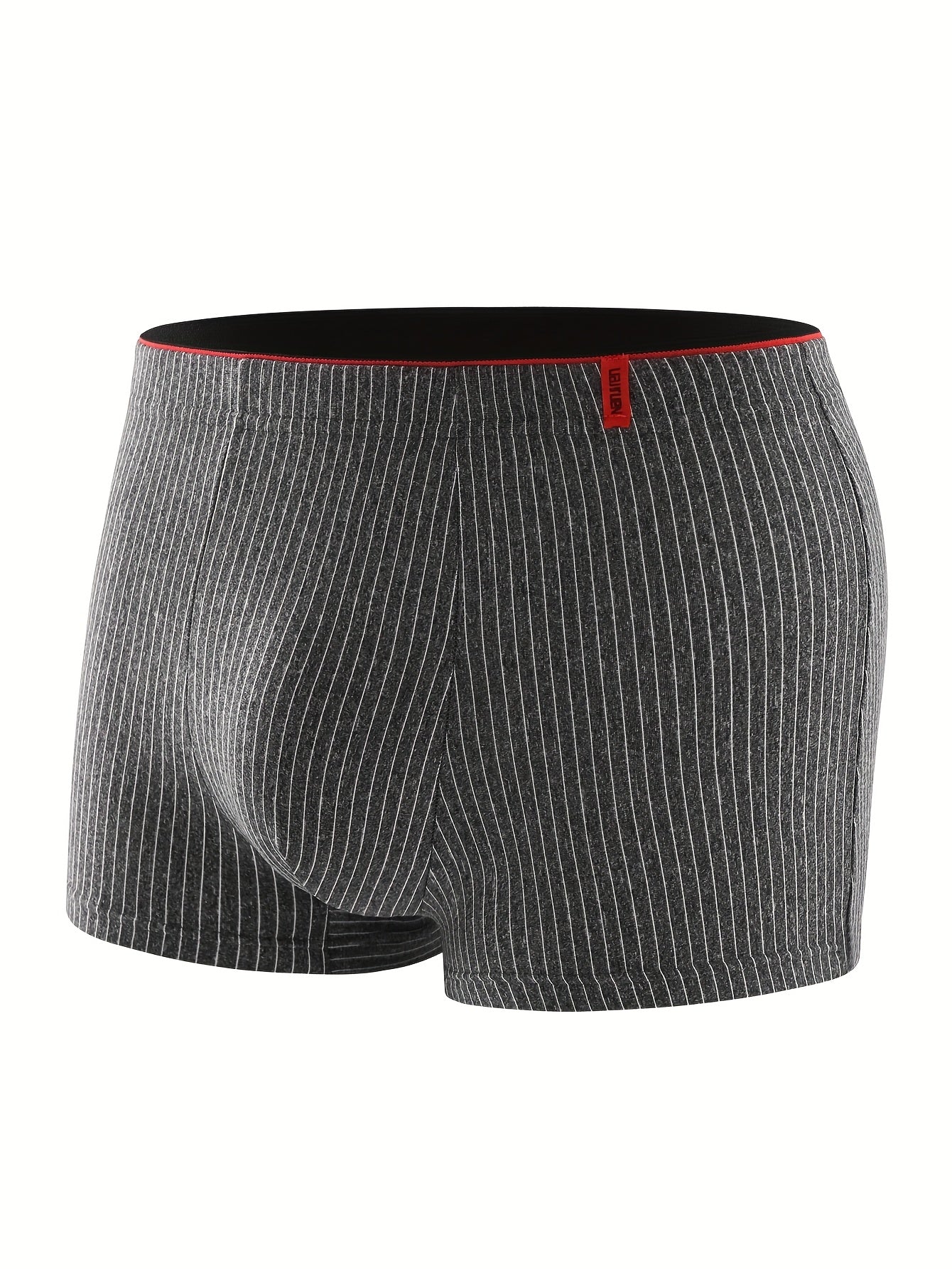 Men's striped boxers in 1pc, 4pcs, or 8pcs sets, with stylish design and breathable fabric.