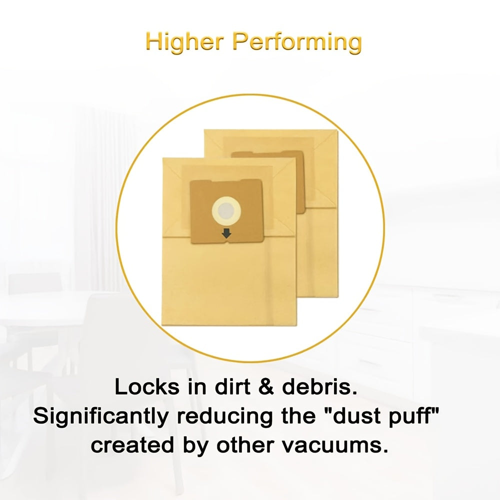 Get 10 premium PC vacuum bags that work with Bissell models 4122, 2154A, 2154W, 2154, 4122D, 1668, 1668C, 1668W, 1608, and 2154C. These bags are highly efficient and durable, perfect for Zing Bagged & PowerForce Canister Vacuums. Part #2138425 ensures