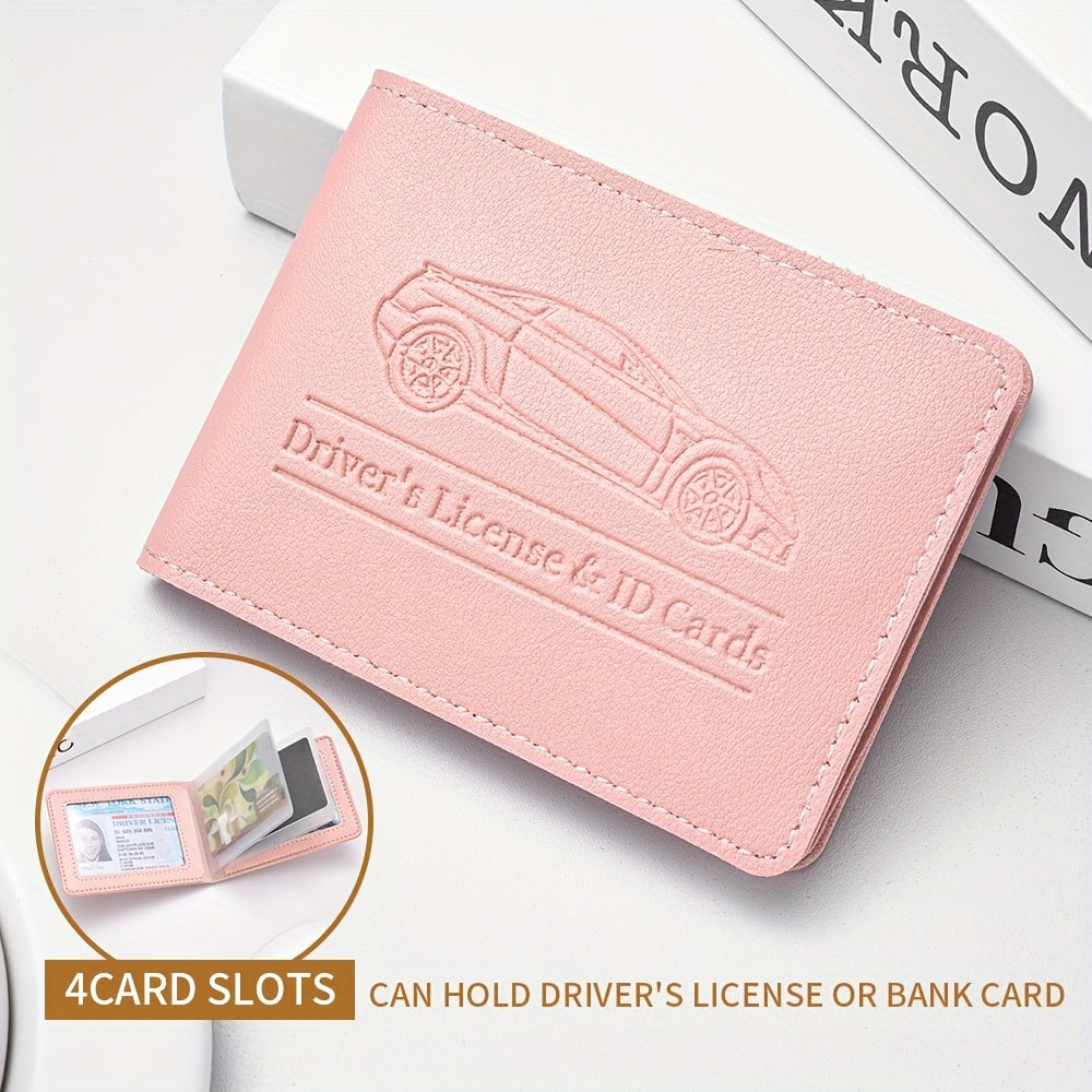 Stylish and lightweight cardholder designed to hold credit cards, driver's licenses, and ID cards for everyday use.