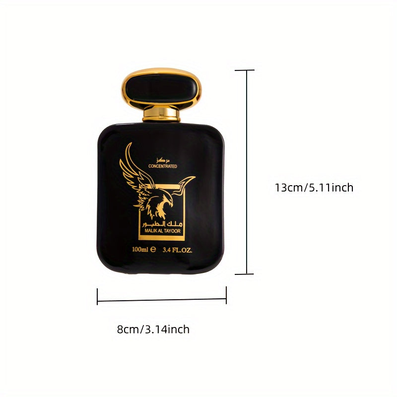 High-end men's perfume with cedar woody scent and notes of vanilla and mint. Alcohol-based, formaldehyde-free liquid fragrance in 100ml bottle with 3-5% concentration. Ideal for parties