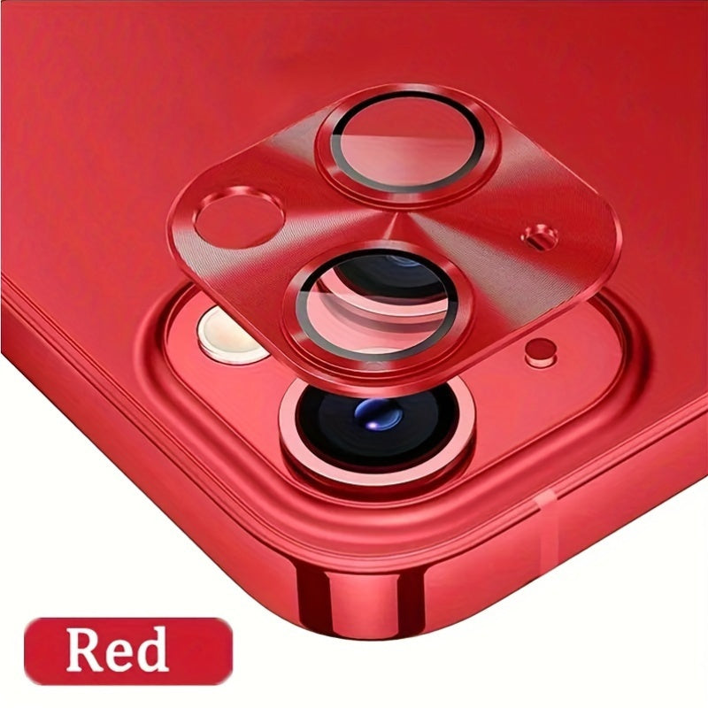 Aluminum camera lens protector with HD glass and 3M micro-tape for iPhone 11 Pro Max, easy to install, full coverage, anti-glare, scratch-resistant.