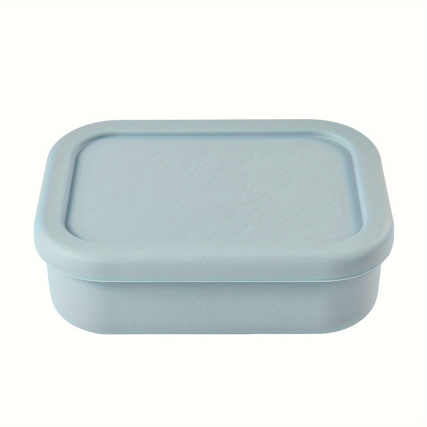 Silicone Lunch Box with Leak Proof Bento Box Design, 3 Compartments Food Container, Microwave Safe for School Students, Office Workers, and Travelers. Ideal Kitchen and Travel Accessories.