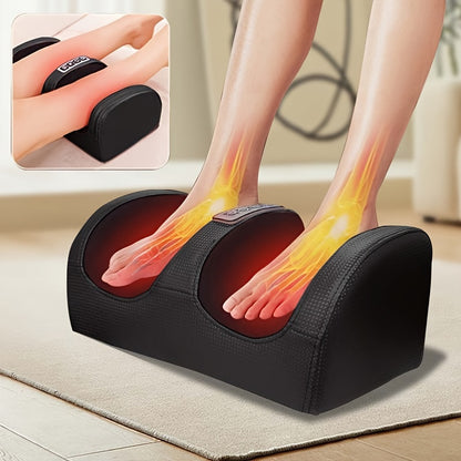 Shiatsu foot massager promotes circulation and relaxation, with heat feature. Ideal gift for both men and women on Father's Day or Mother's Day.