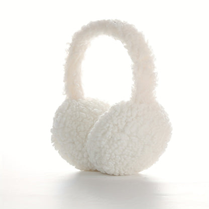 Cute Knitted Earmuffs for Women - Available in Solid Colors, Cozy & Fashionable Winter Accessory, Easy to Clean in the Washing Machine