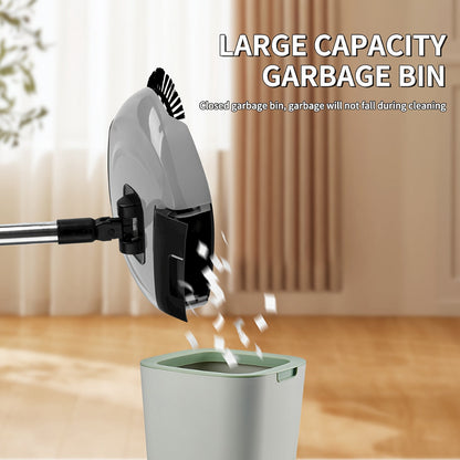 1 set of a versatile hand push sweeper that functions as a vacuum cleaner and sweeping and mopping machine. Perfect for removing garbage, pet hair, and dust, it can be used for both dry and wet cleaning on hardwood and ceramic tiles. This multifunctional