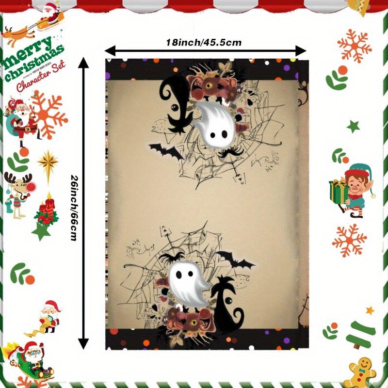 2 pieces of 18 by 66.04 cm Soft Merry Christmas Winter Decoration, LBXDV.